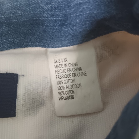 90s Wranglers Blue Cream Floral Cottagecore Corduroy  Pearl Snap Button Shirt 3X - Picture 8 of 11